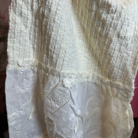 NWT POL Ivory Flower Lace Trim Open Front... Floral Embroidered Cardigan - Picture 8 of 16